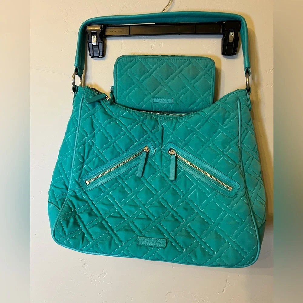 Vera Bradley Vivian Hobo Bag and Matching Wallet